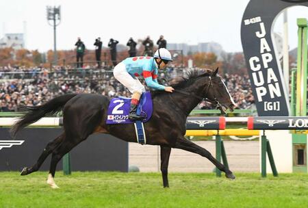 　引退レースとなったジャパンＣを４馬身差で圧勝したイクイノックス＝２３年１１月