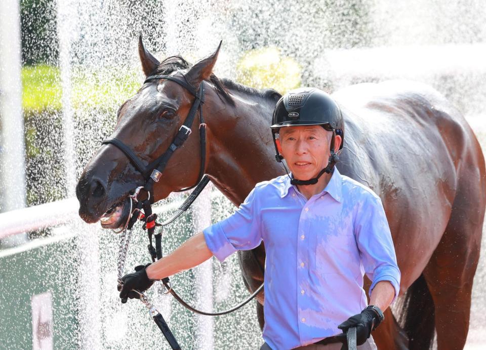 　レースの熱を冷ますキープカルム（撮影・石湯恒介）