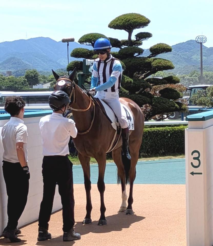 　サラダ記念日の７月６日に出走して３着だったサラダ