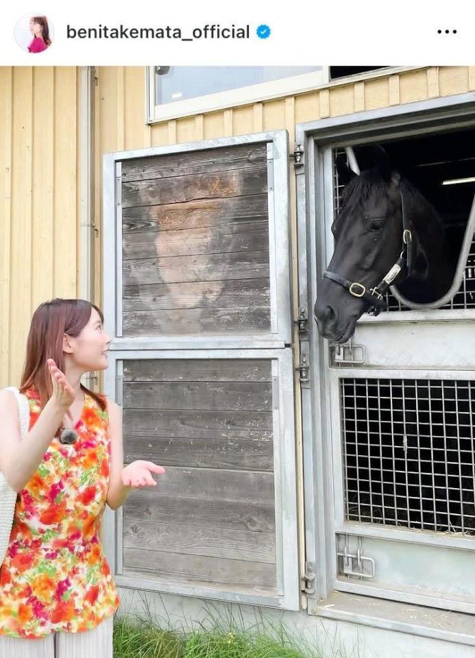 　竹俣紅アナのインスタグラム＠ｂｅｎｉｔａｋｅｍａｔａ＿ｏｆｆｉｃｉａｌから