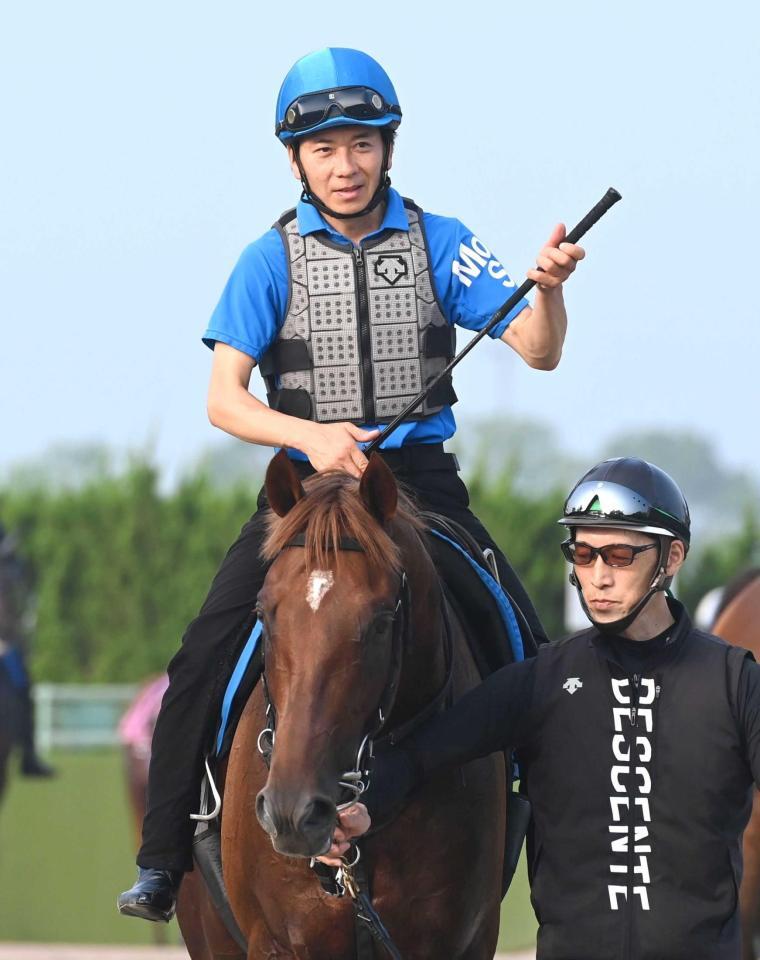 　コスモフリーゲンとともに重賞獲りを狙う柴田大