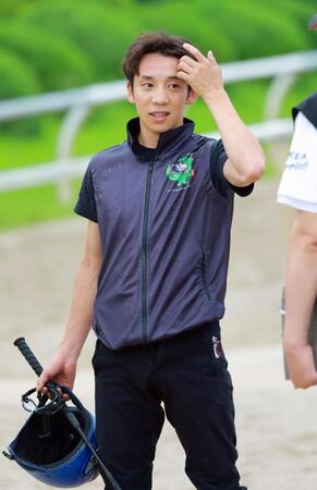 　日曜小倉１１Ｒで３連勝中の団野大成（撮影・石湯恒介）
