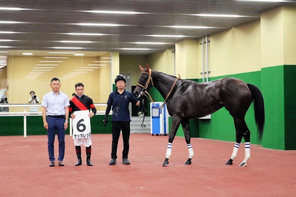 　短期免許で初勝利を挙げたバデル