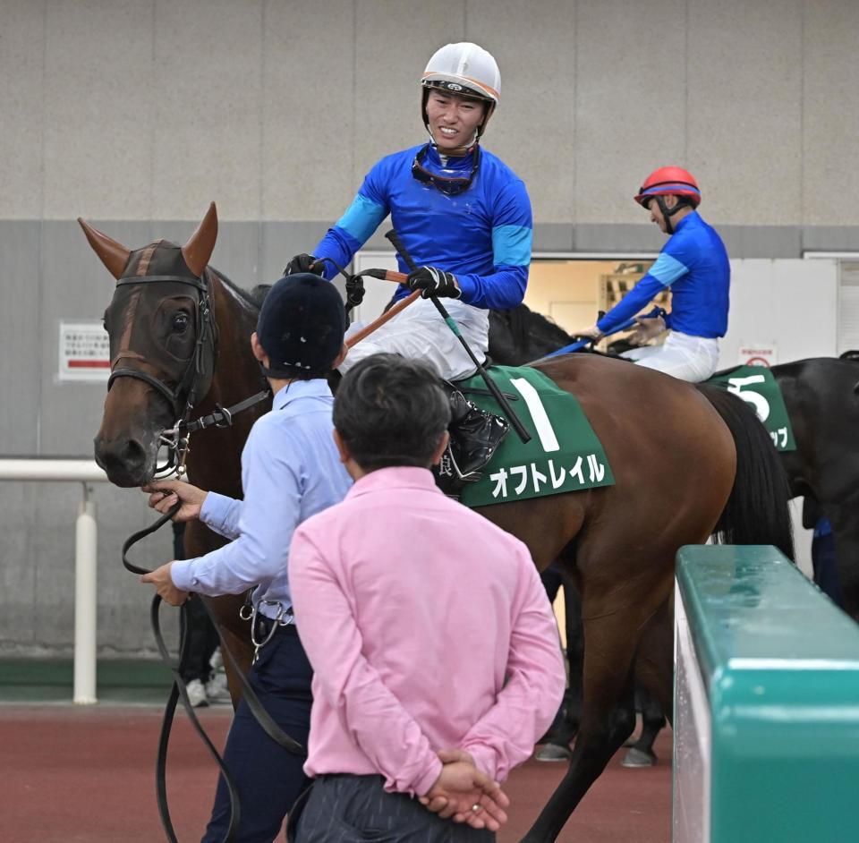 　２着に敗れたオフトレイル（撮影・持木克友）