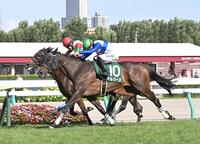 　クイーンＳを制したアルジーヌ（撮影・持木克友）