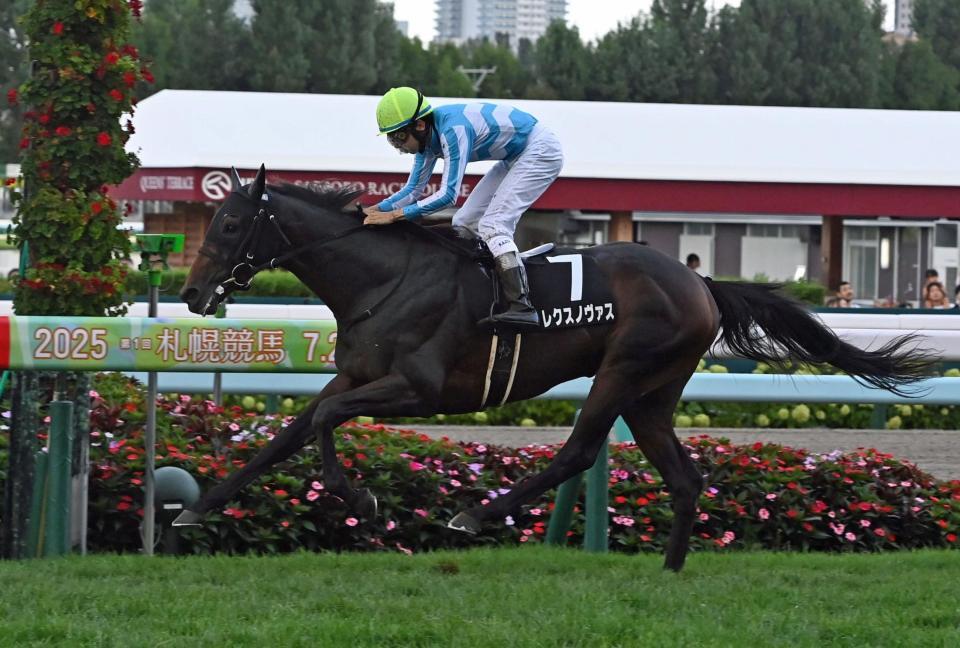 　１２Ｒ阿寒湖特別を制したレクスノヴァス（撮影・持木克友）