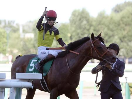 　キーンランドＣを制したパンジャタワーと松山