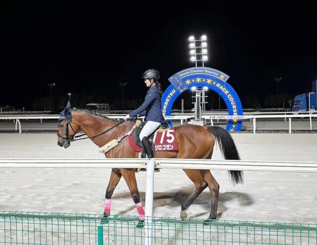 藤田菜七子元騎手が約10カ月ぶりに馬上の姿を披露 門別の重賞
