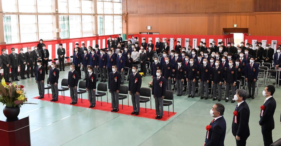 　騎手課程４２期生の入学式＝２３年４月