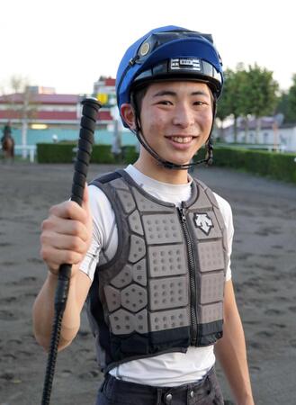 　重賞初騎乗に意気込む橋木（撮影・西岡正）