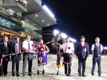 　重賞初制覇を成し遂げたナイトオブファイア