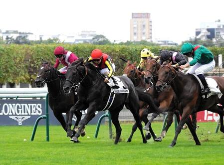 　海外初挑戦で重賞Ｖを決めたクロワデュノール（撮影・平松さとし）