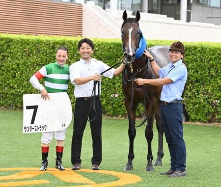 【新馬戦】サンダーストラック　直線で末脚爆発　ルメール称賛「外に出してから力を出してくれた」