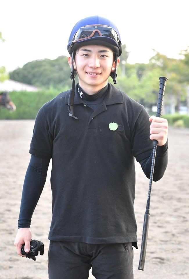 　来週の中山から復帰予定の長浜（撮影・持木克友）