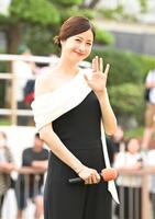 　トークショーを行った松本若菜（撮影・持木克友）