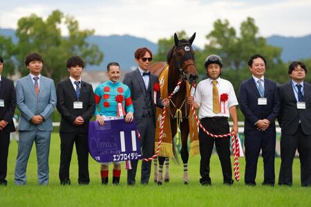 　秋華賞を制したエンブロイダリー（撮影・石湯恒介）