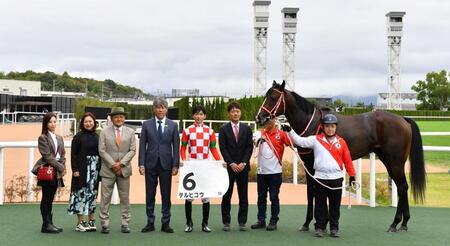 　デビュー戦Ｖを飾ったテルヒコウ（撮影・中田匡峻）