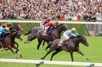 　菊花賞を制したエネルジコ（右）