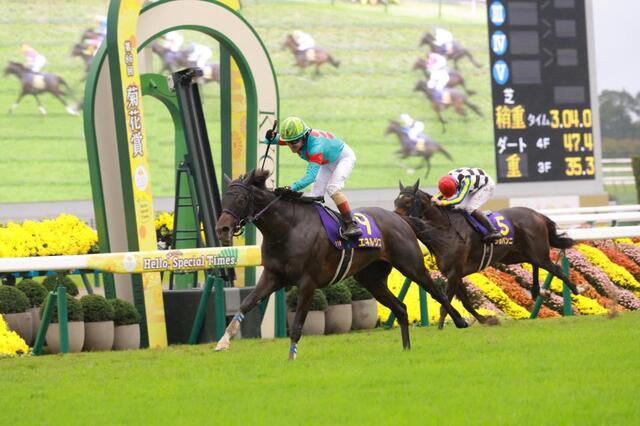 菊花賞】1番人気エネルジコG1初制覇 ルメールは史上初の菊花賞3