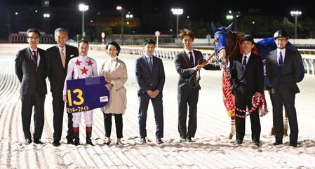 　ＪＢＣクラシックを制したミッキーファイトとルメール（撮影・持木克友）