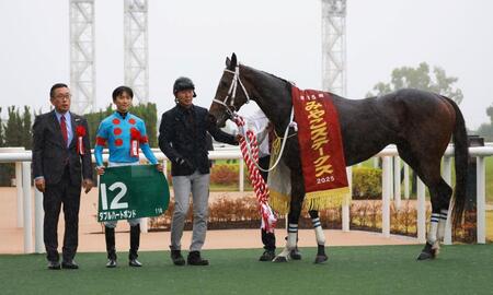 　みやこＳを制したダブルハートボンド（撮影・石湯恒介）