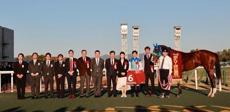 　デイリー杯２歳Ｓを制したアドマイヤクワッズ（撮影・石湯恒介）