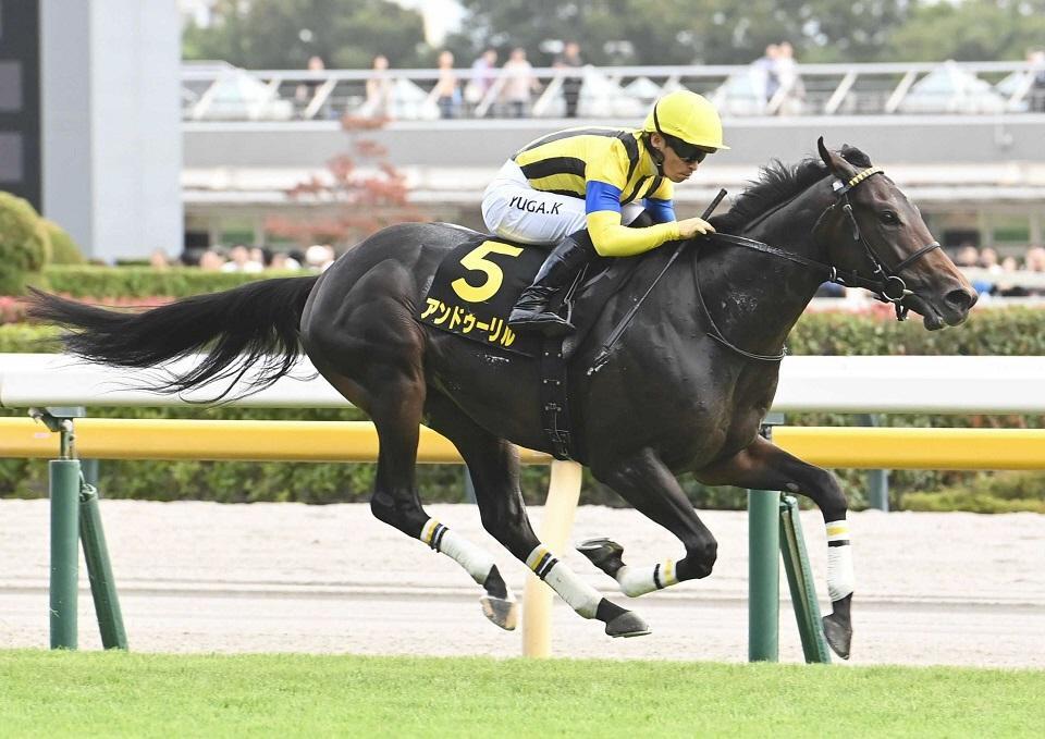 　アイビーステークスを勝利したアンドゥーリル＝１０月１８日