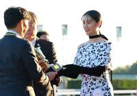 　プレゼンターを務めた山本美月（撮影・石湯恒介）