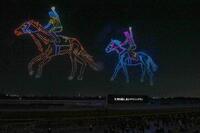 　ディープインパクト（左）とコントレイル（撮影・飯室逸平）