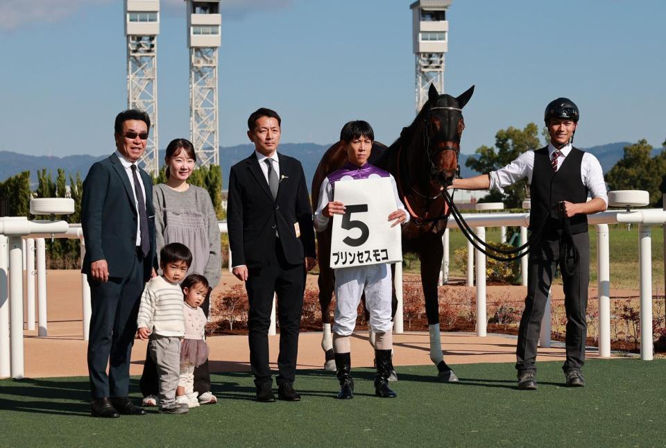 　新馬戦を快勝したプリンセスモコ（撮影・石湯恒介）