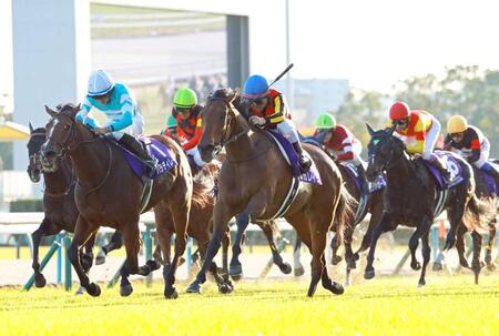 　外から抜け出すレガレイラ（中央）＝撮影・石湯恒介