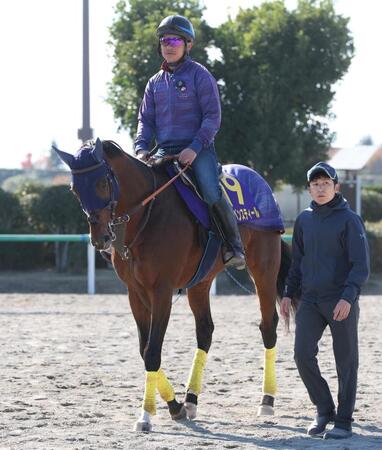 　レーベンスティール。右は田中博師