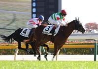 　６Ｒ新馬戦を制したフェルミアーク（撮影・西岡正）