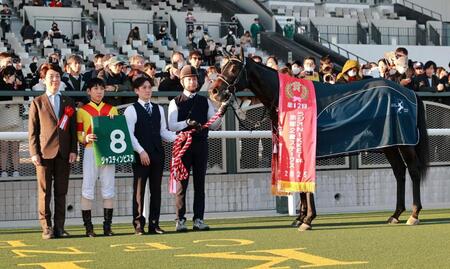 　京都２歳Ｓを制したジャスティンビスタ（撮影・石湯恒介）