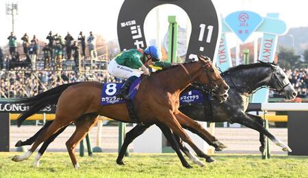 　ジャパンＣで２０年ぶりの外国馬Ｖを決めたカランダガン＝１１月３０日