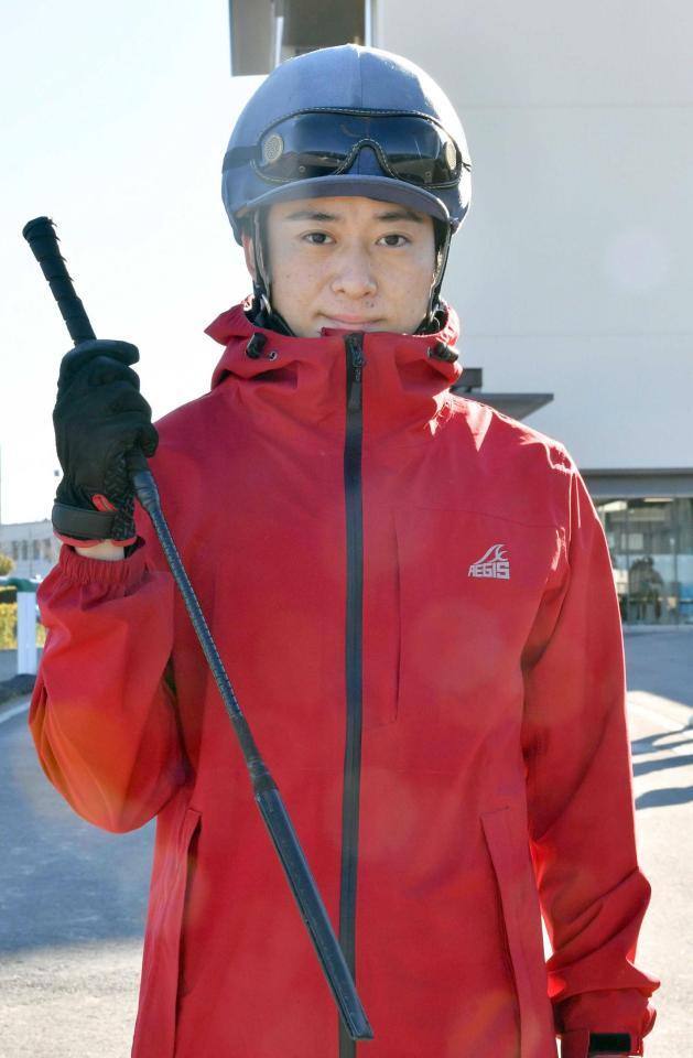 　久々の重賞騎乗に気合十分の菅原隆