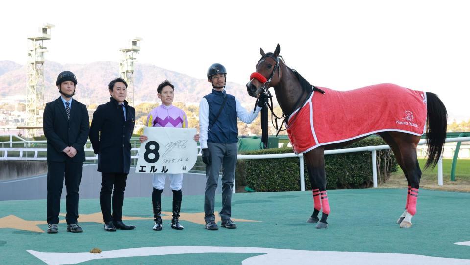 　新馬戦を快勝したエルル（撮影・石湯恒介）