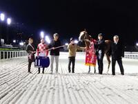 　船橋記念連覇を達成したエンテレケイア