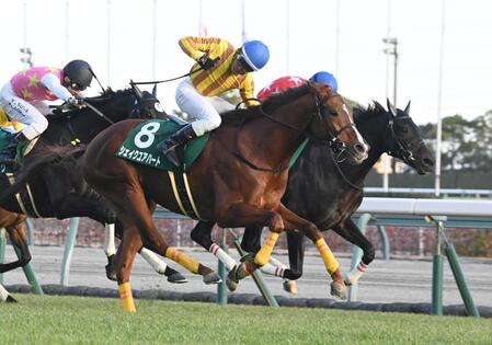 【中日新聞杯】シェイクユアハート　鮮やか重賞初Ｖ！末脚で一刀両断　古川吉「ようやった！」歓喜のガッツポーズ