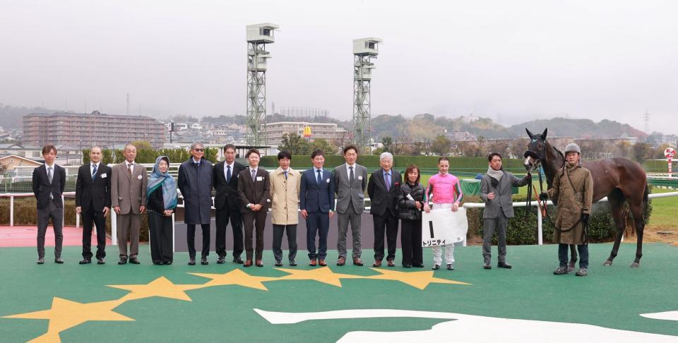 　新馬戦を快勝したトリニティ（撮影・石湯恒介）