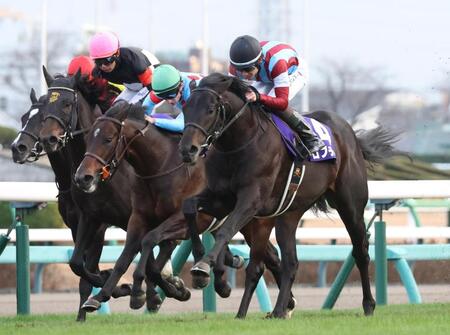 　ホープフルＳを勝利したロブチェン（右）