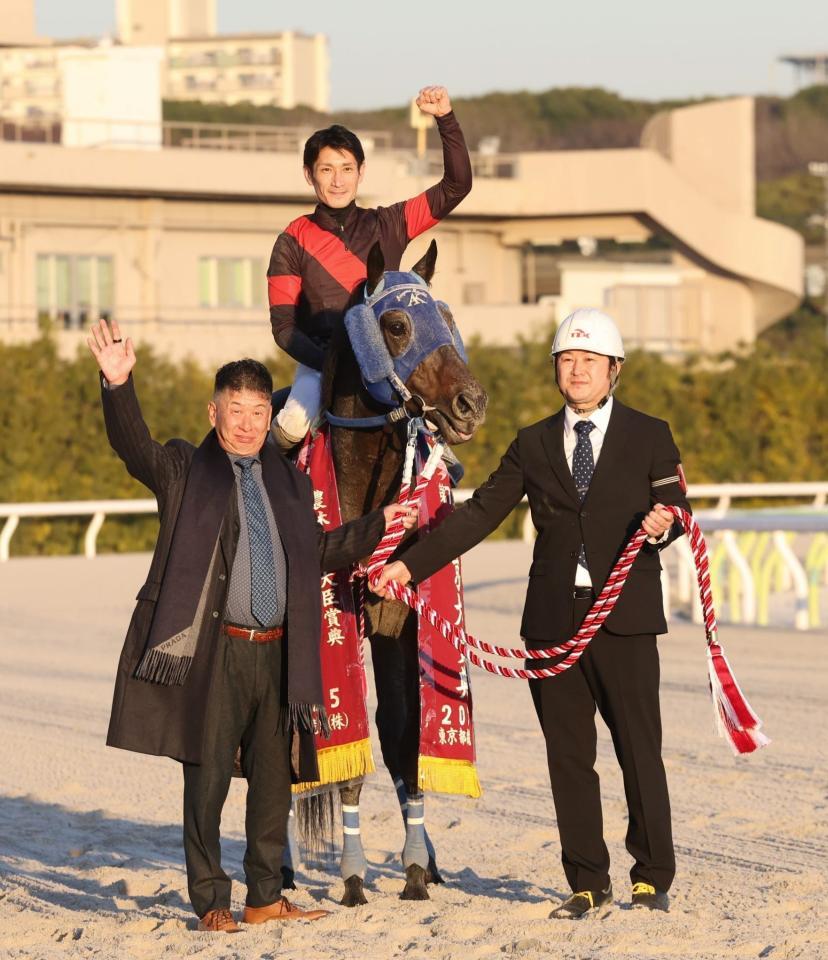 　東京大賞典を制したディクテオンと矢野貴
