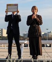 　予想を披露する阿部詩