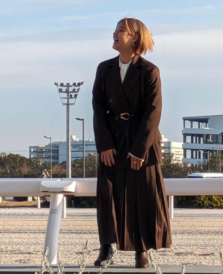 　イベントに登場した阿部詩