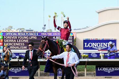 　ＢＣクラシックを制したフォーエバーヤング（写真提供・ＡＰ／アフロ）