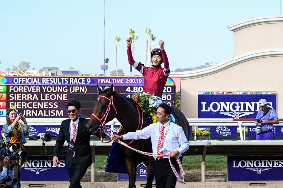 　ＢＣクラシックを制したフォーエバーヤング（写真提供・ＡＰ／アフロ）