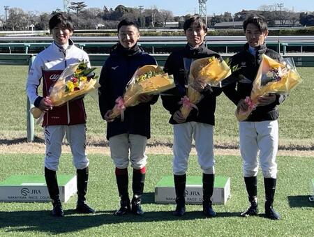 表彰された厩舎関係者