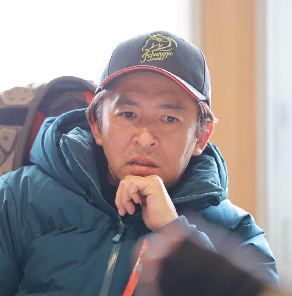 　プリモディーネについて語る福永師（撮影・石湯恒介）