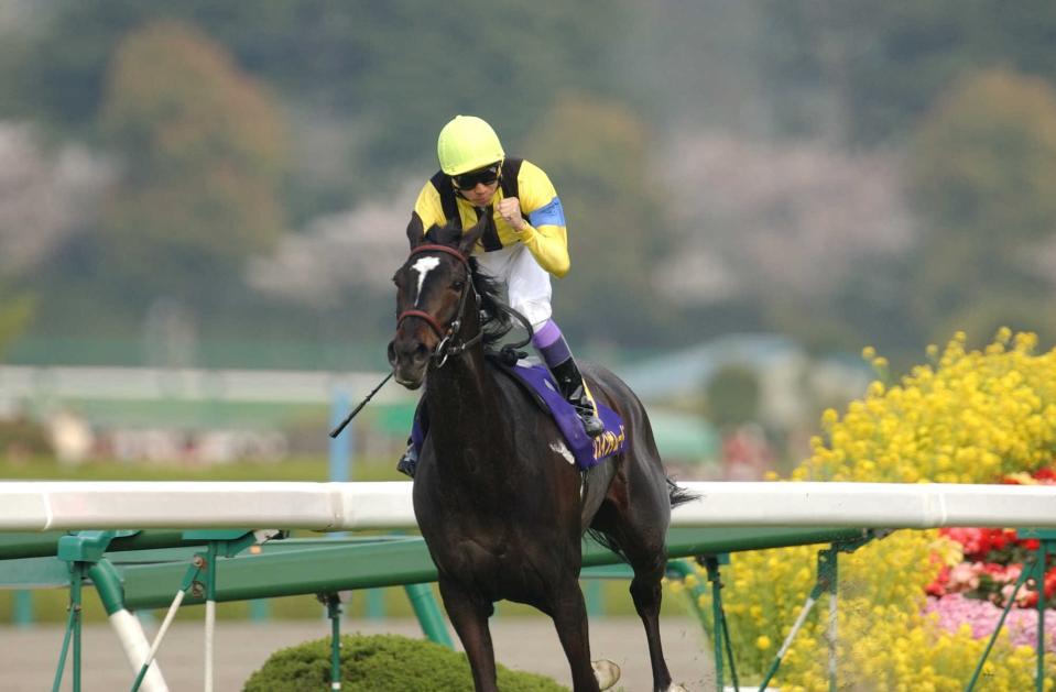 武豊をコンビに桜花賞を制したダンスインザムード＝０４年