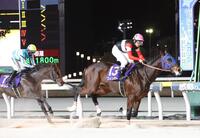 ブルーバードカップを制したフィンガーと戸崎圭（右）